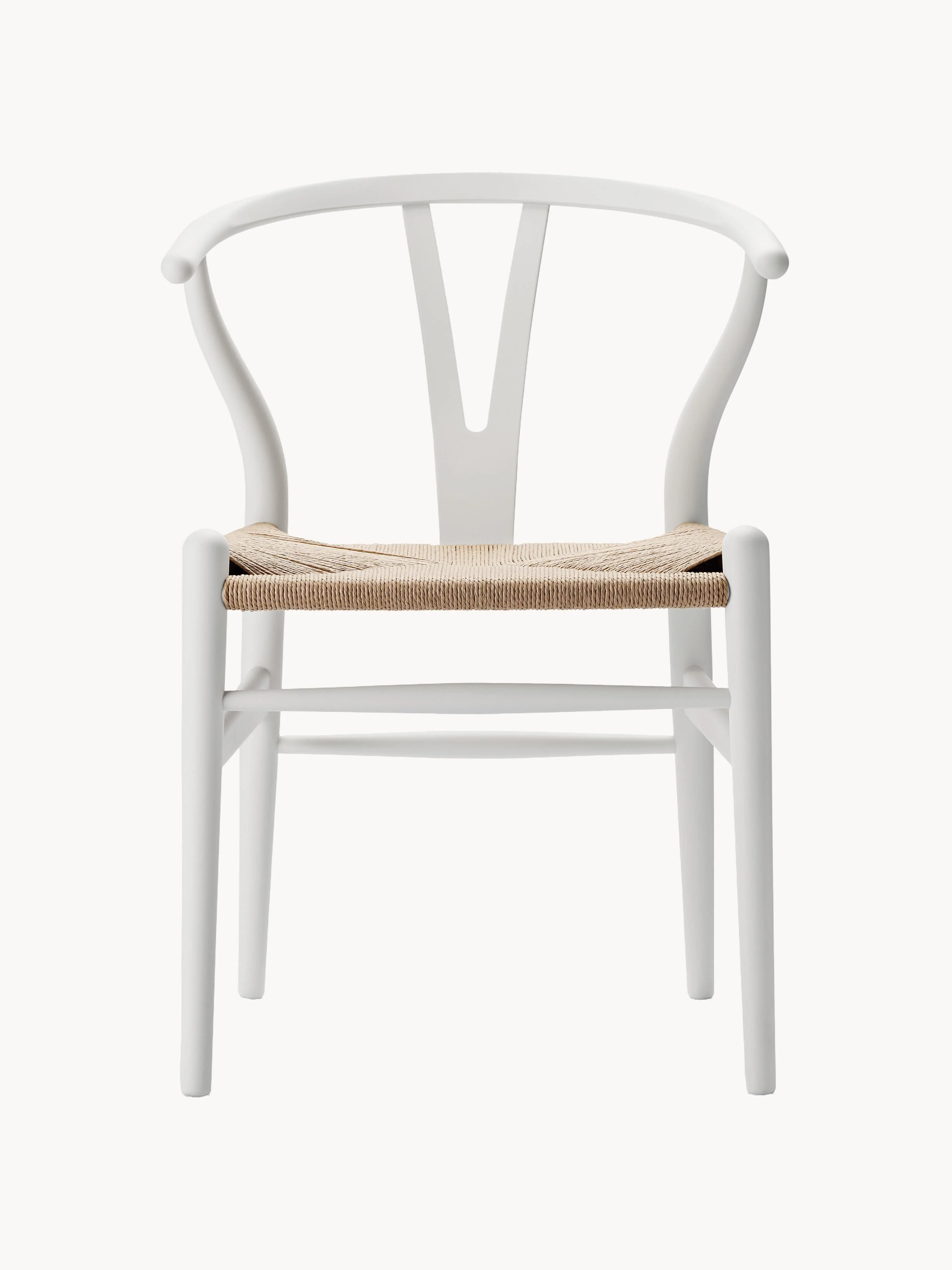 Holzstuhl CH24 Wishbone mit handgeflochtener Sitzfläche