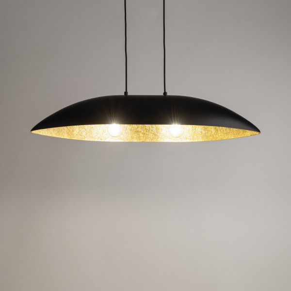 Lampa wisząca czarno-złota Gondola 2xE27x15W Sigma Lighting