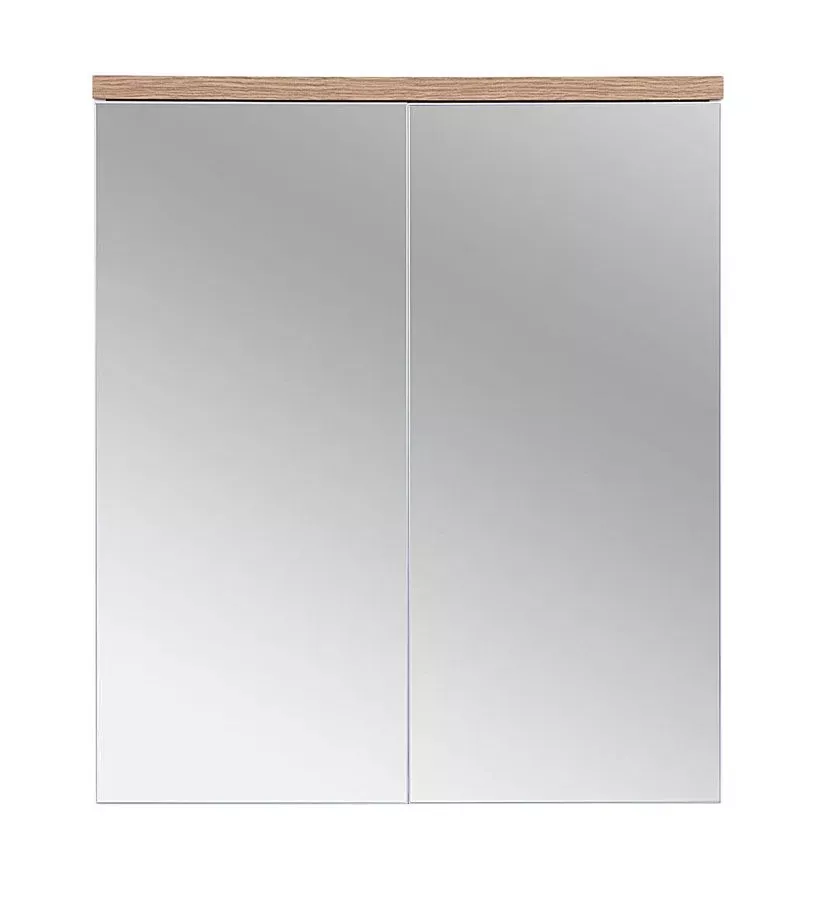 Szafka łazienkowa z lustrem Marsylia 6X 60 cm - Biały
