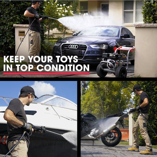 NNEMB 4800PSI Petrol-Powered High Pressure Cleaner Washer-TX770