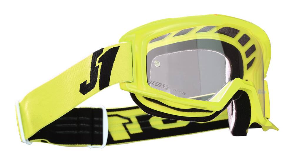 Just1 Vitro Powersports Goggles, Fluorescent Yellow