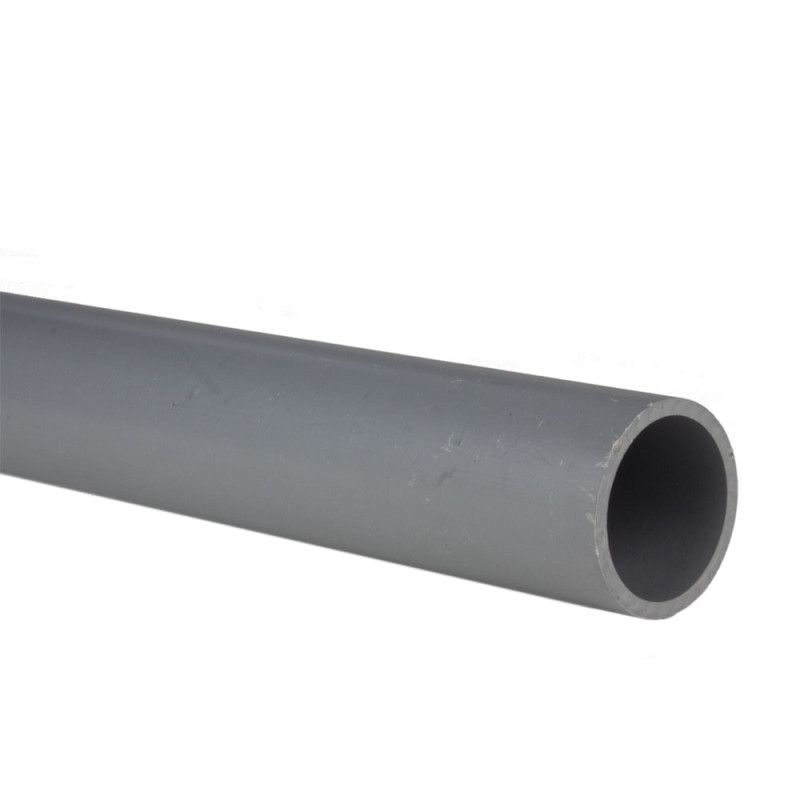 Tuyau d'évacuation d'eau usée en PVC 3 mm Ø 40 mm x 4 m