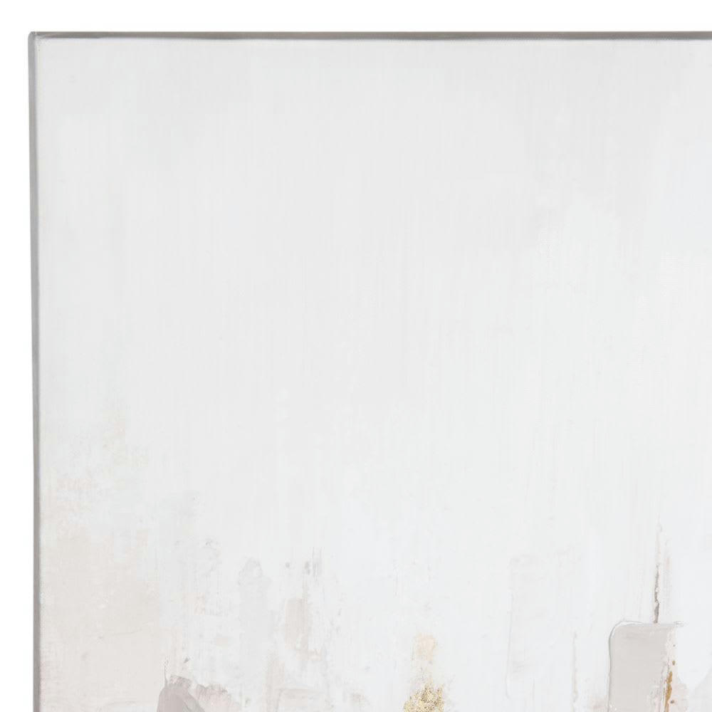 - Toile marron et dorée 80x80