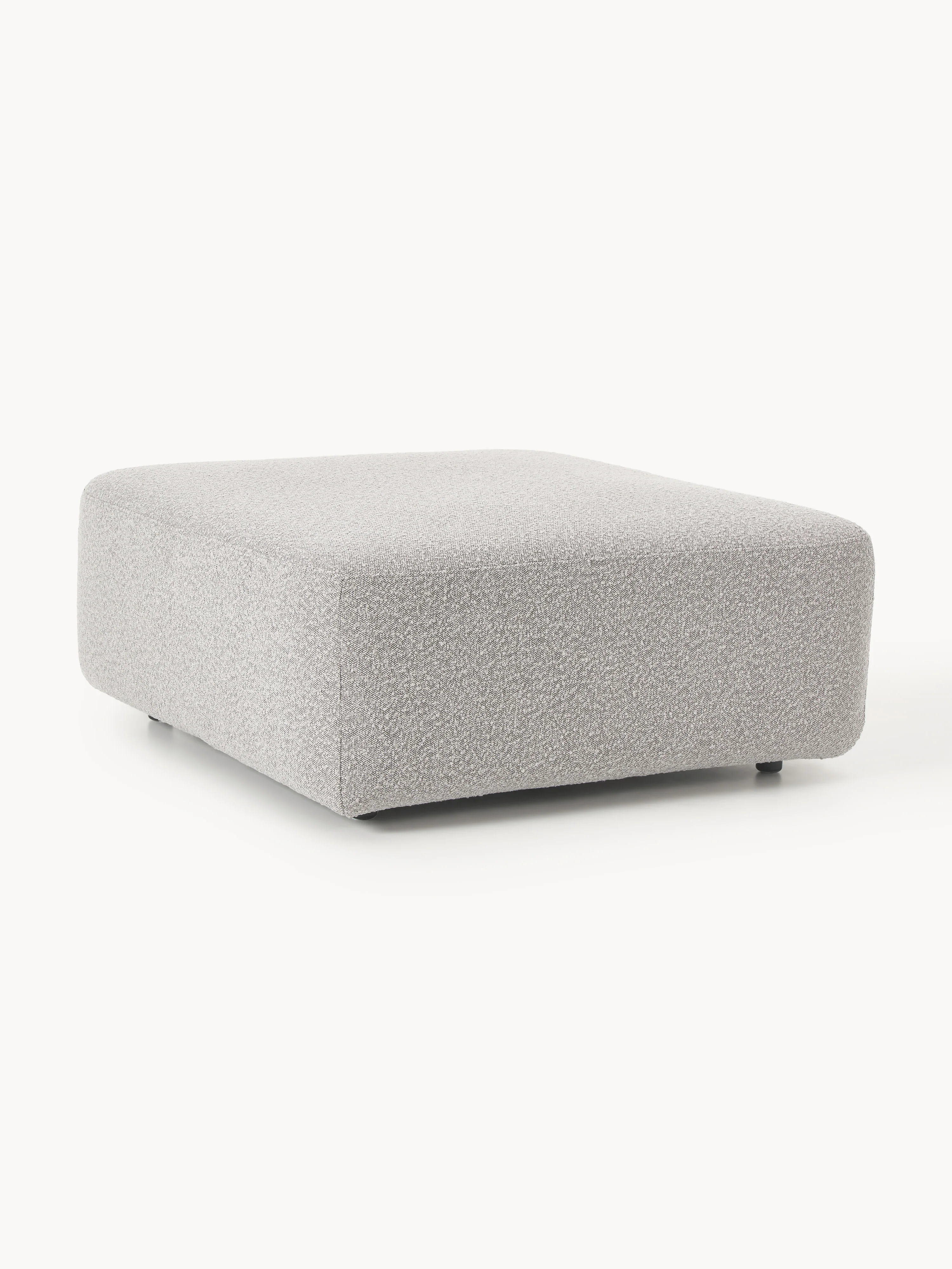 Bouclé-Sofa-Hocker Anton
