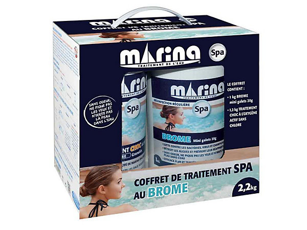 Coffret de traitement brome pour spa - Marina Spa