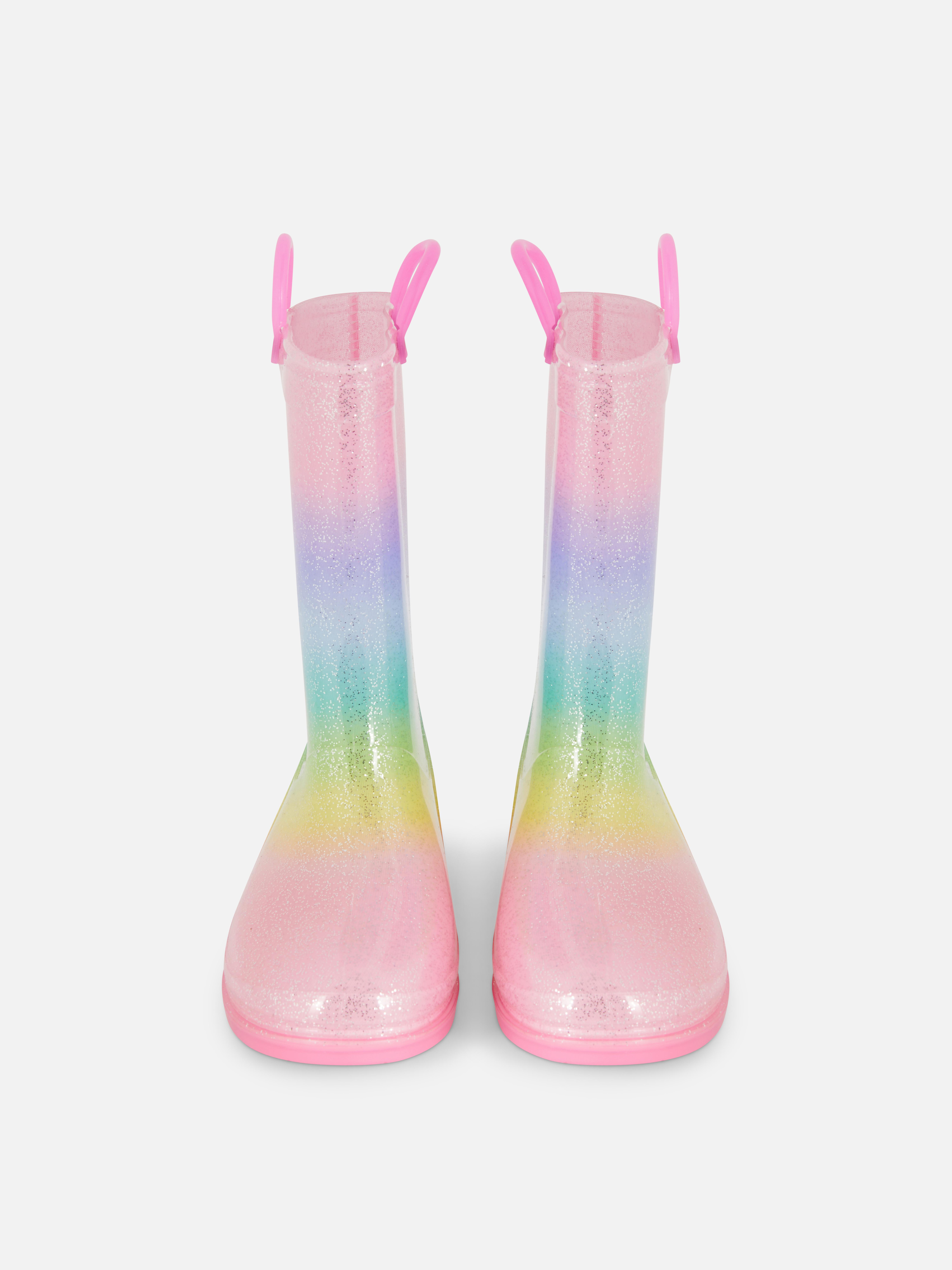 Ombré Glitter Rain Boots