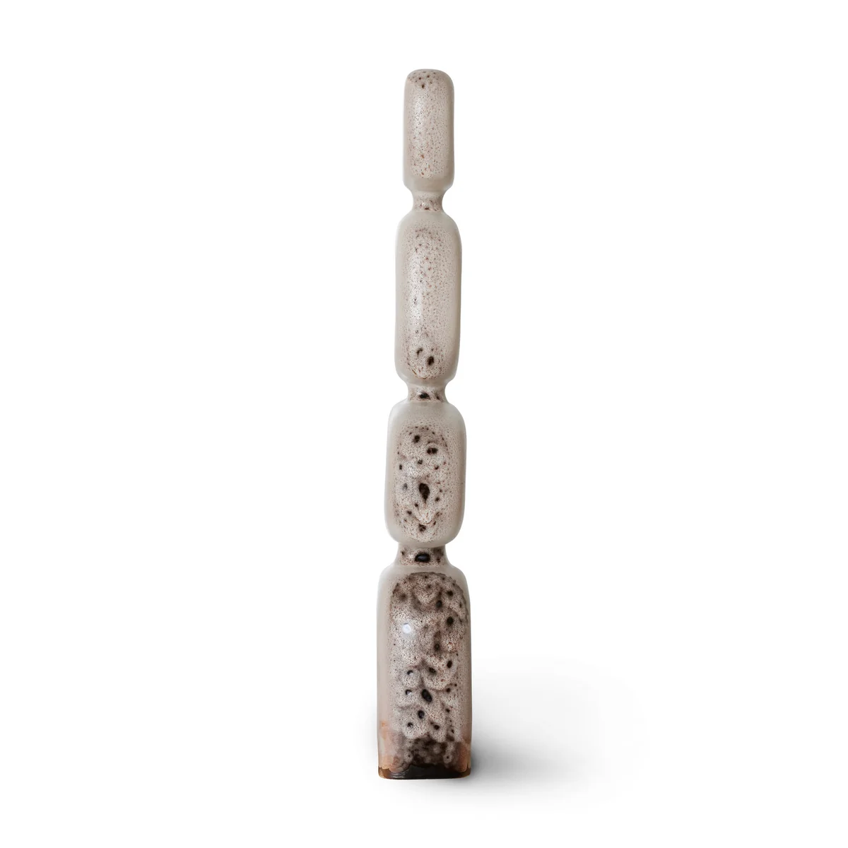HKliving - Keramik Skulptur, reactive brown