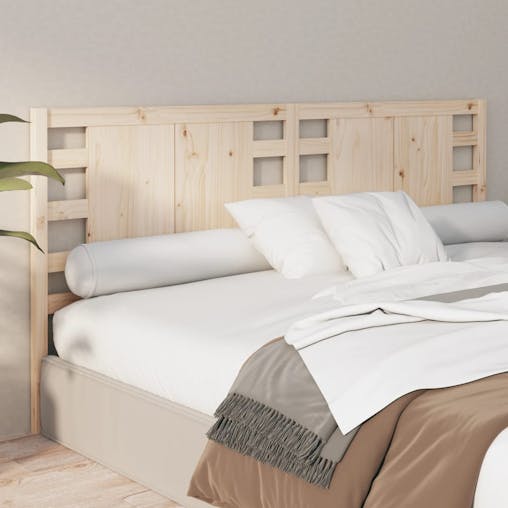 NNEVL Headboard 186x4x100 cm Solid Wood Pine