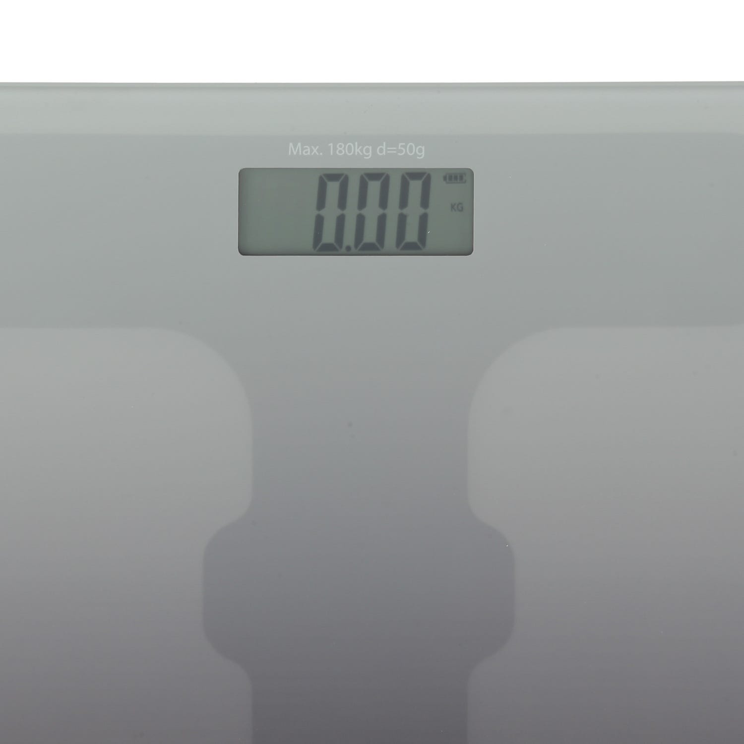 Bilancia pesapersone digitale vetro grigio 180kg