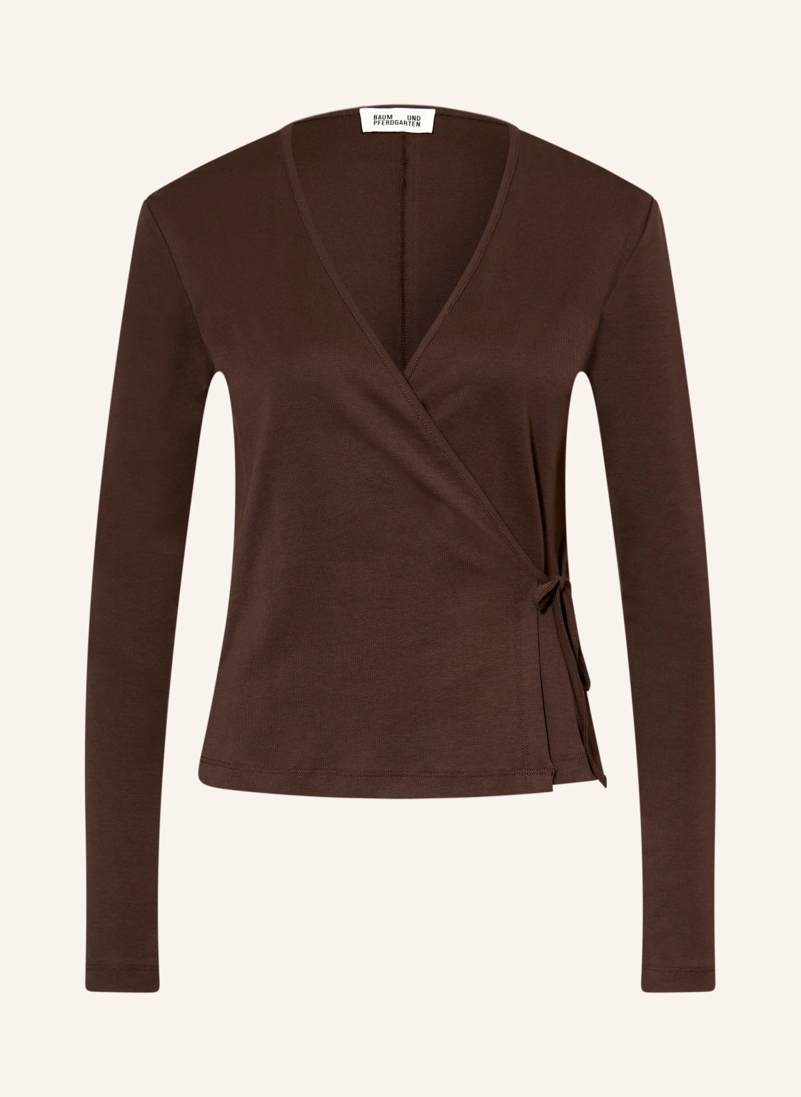BAUM UND PFERDGARTEN Longsleeve JOVINA in Wickeloptik
