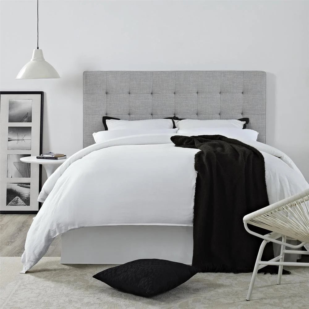 Dorel Living Luxe Dove Grey Full/ Queen Headboard