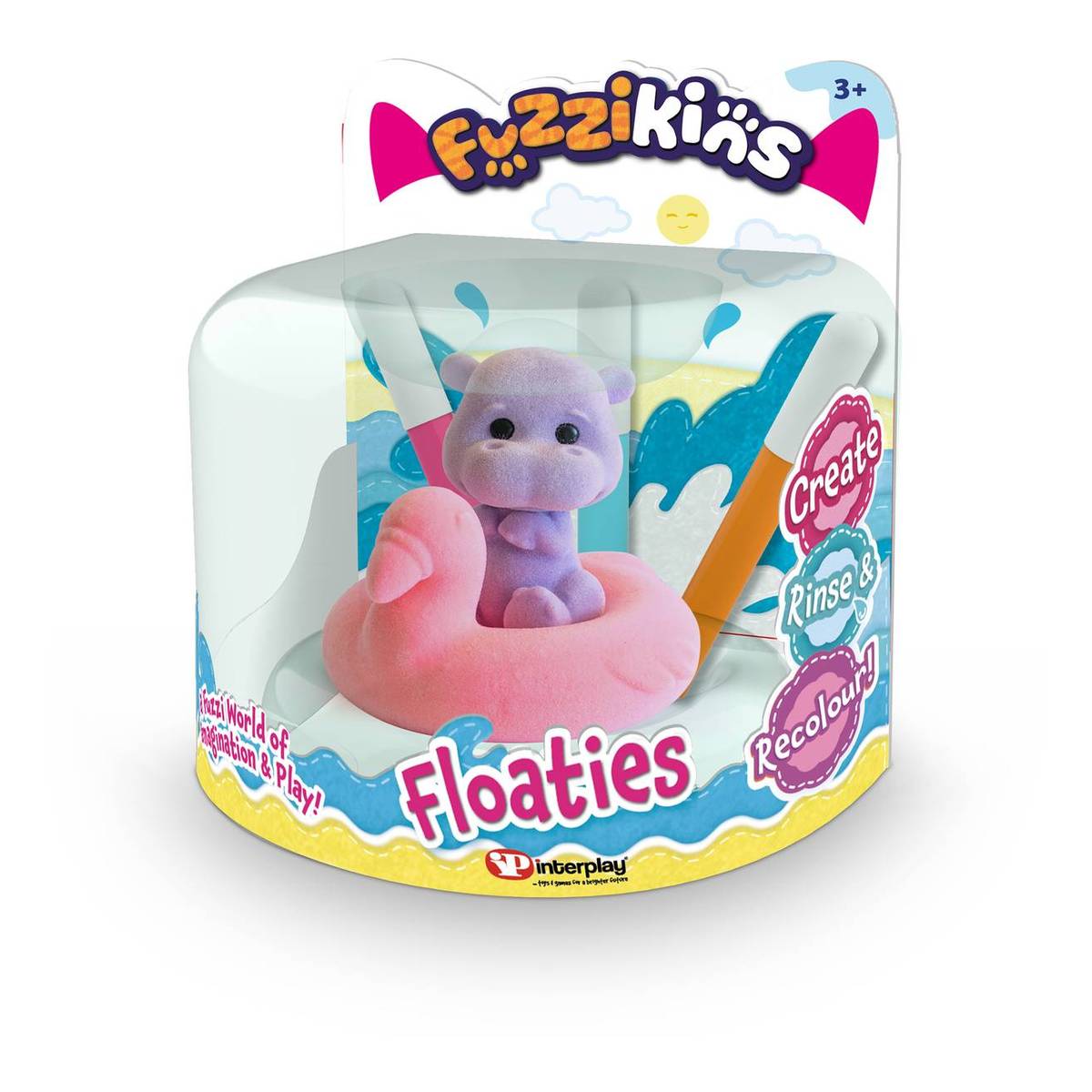 Fuzzikins Hippo and Flamingo Floaties
