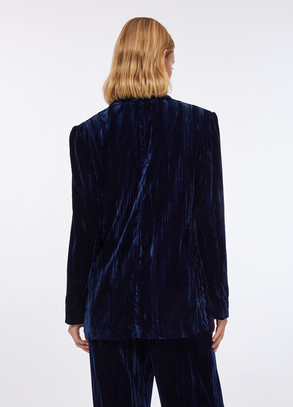 Blazer in velluto
