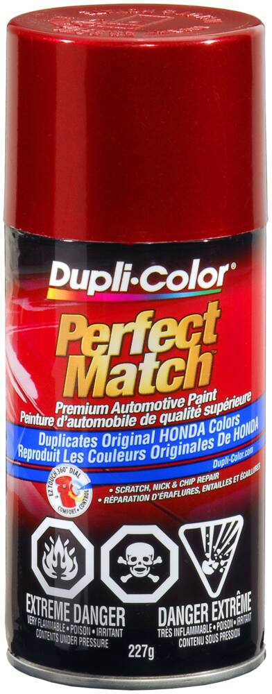 Dupli-Color Perfect Match Premium Acrylic Lacquer Automotive Aerosol Spray Paint, Bordeaux Red Metallic (R78P), 227-g