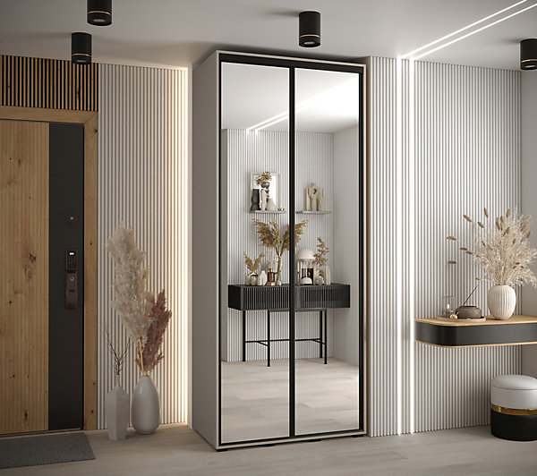 Armoire Dakota 2 a portes coulissantes 100/45/235,2portes