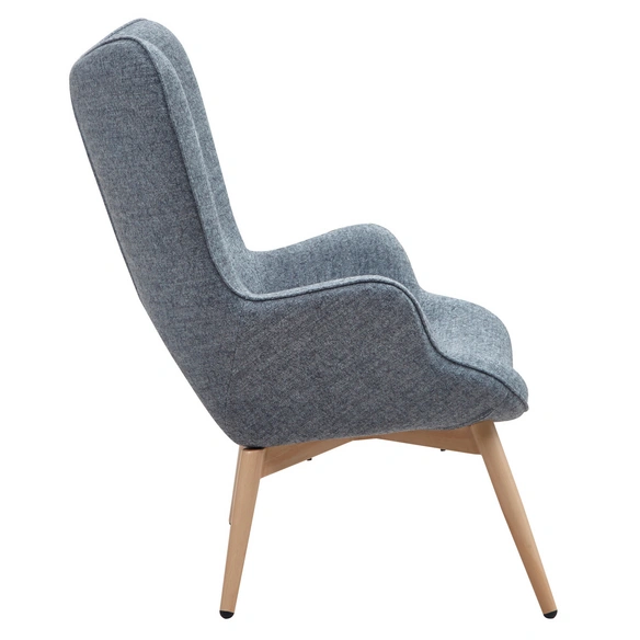 Sessel, Höhe: 92 cm, grau