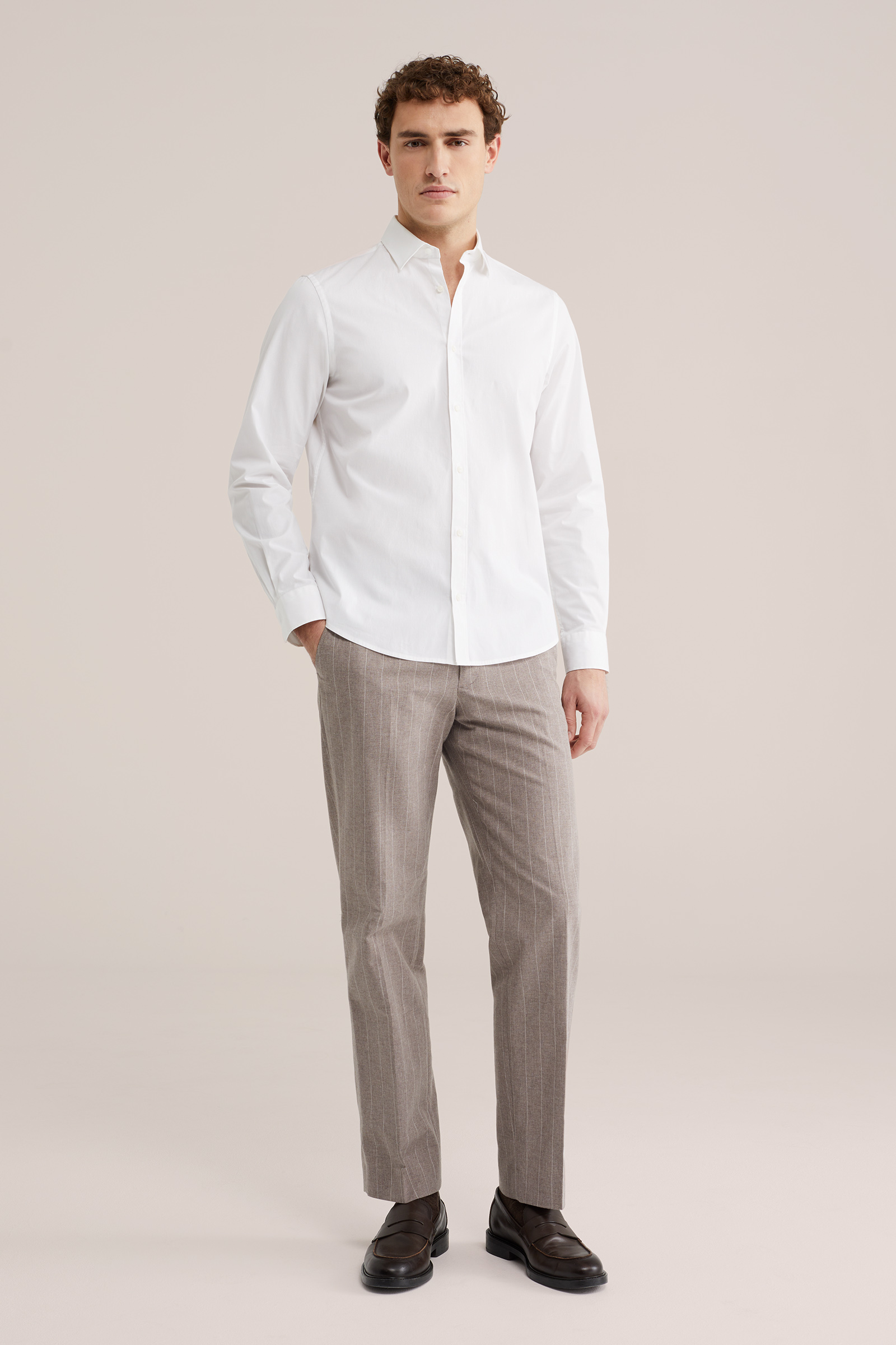 Heren Easy-care regular fit overhemd