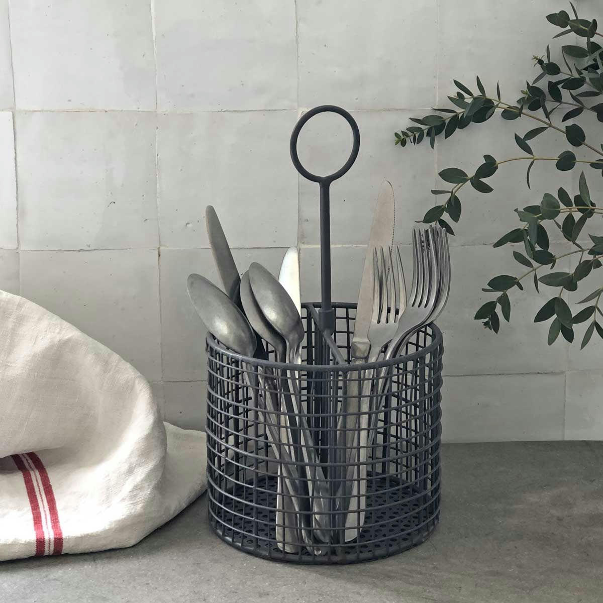 GREED - Pot range-couverts métal