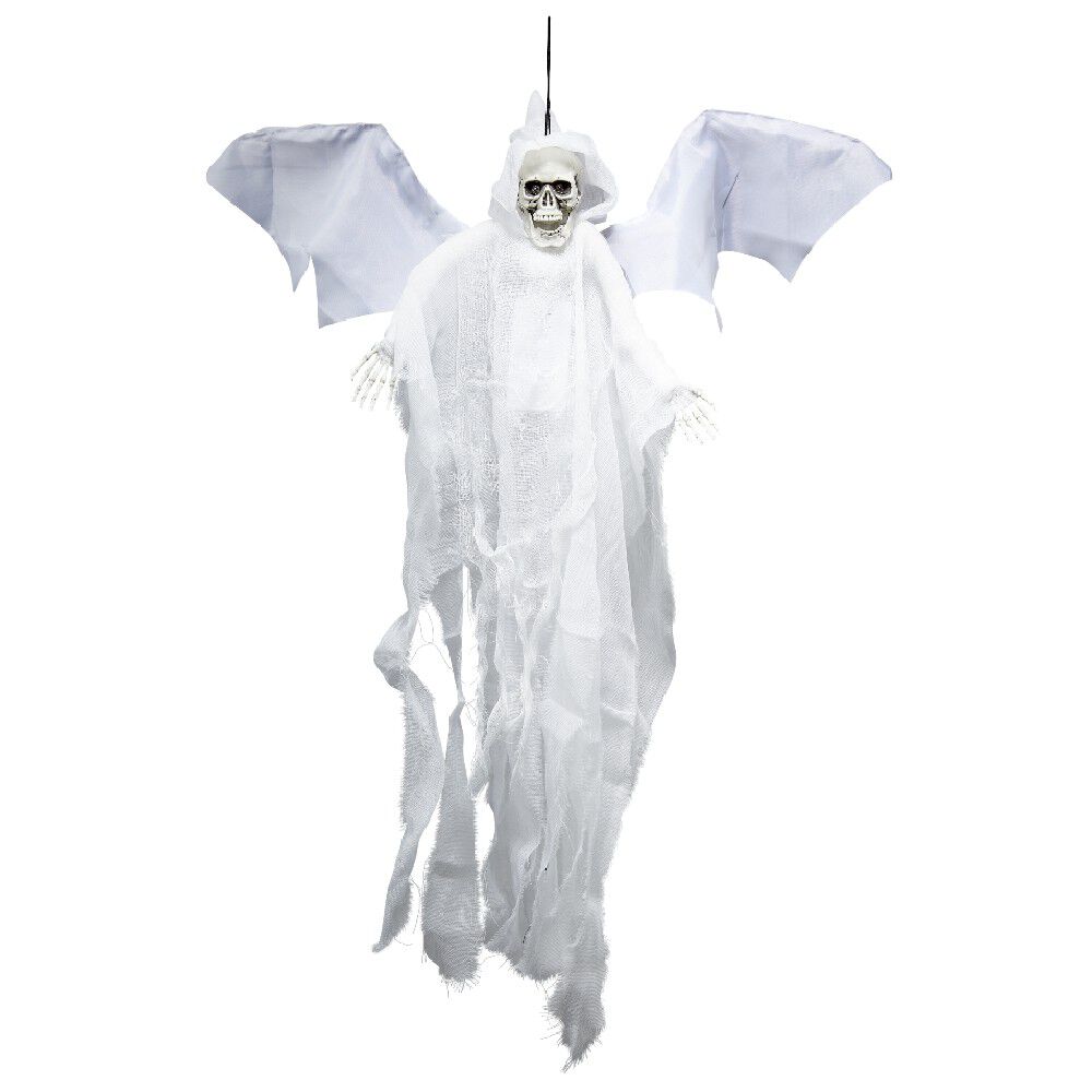 Squelette lumineux et sonore Halloween à suspendre