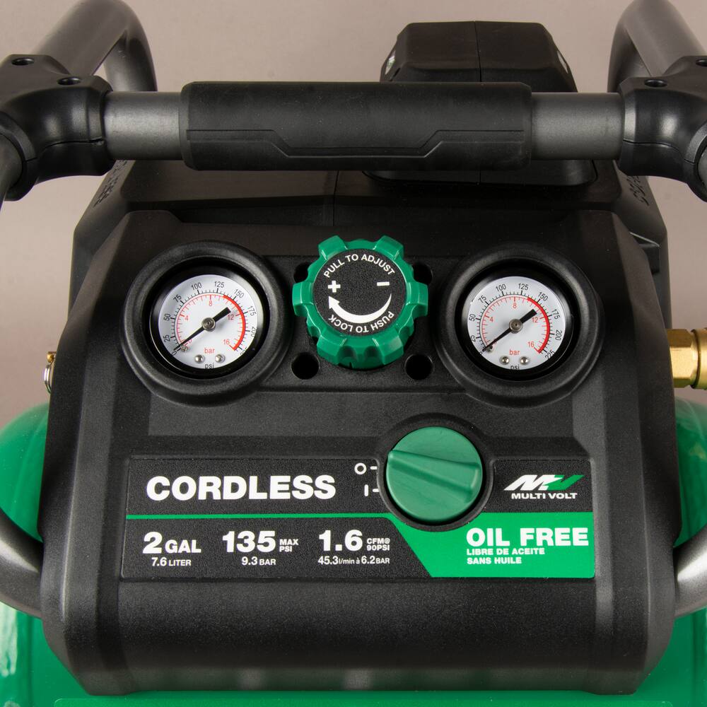 Metabo HPT 36V Cordless Air Compressor, 2-Gal