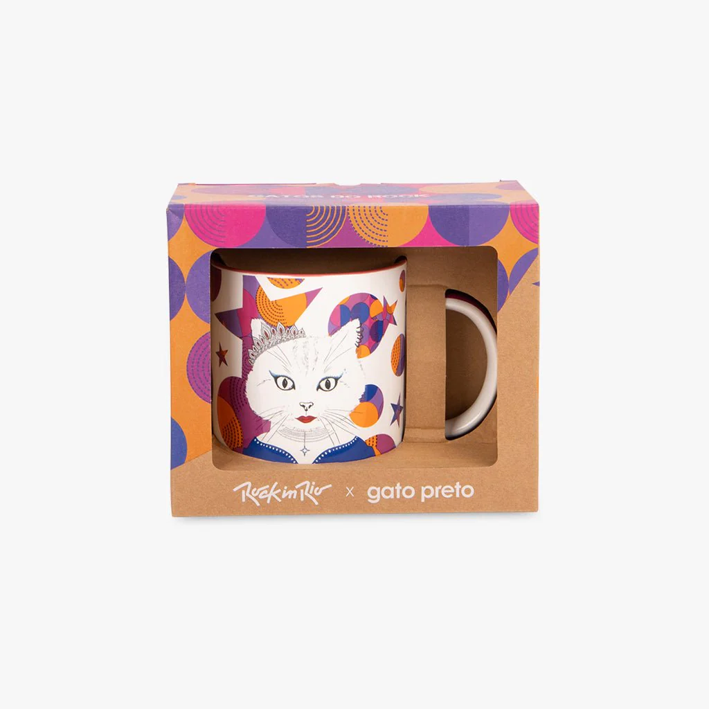 Caneca Pop GATOS DO ROCK
