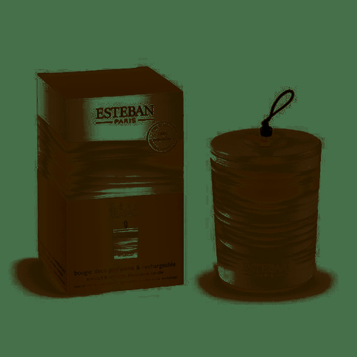 RÊVE BLANC - Bougie déco parfumée rechargeable