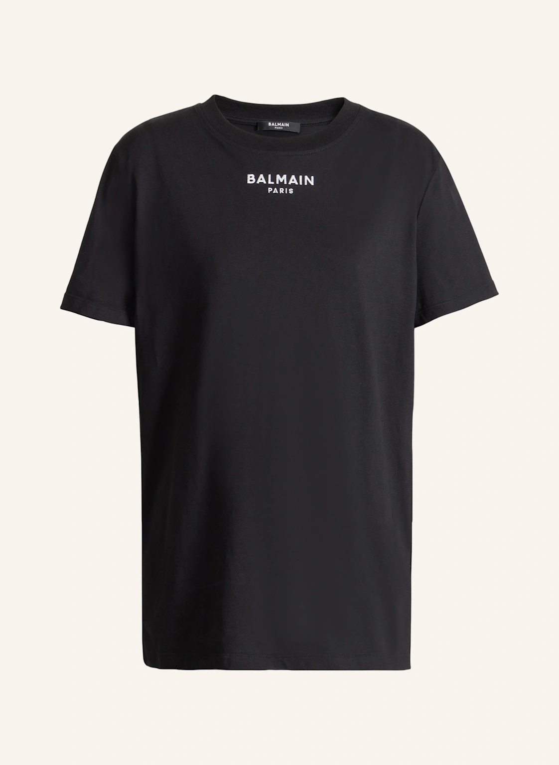 BALMAIN Besticktes Balmain Paris T-Shirt