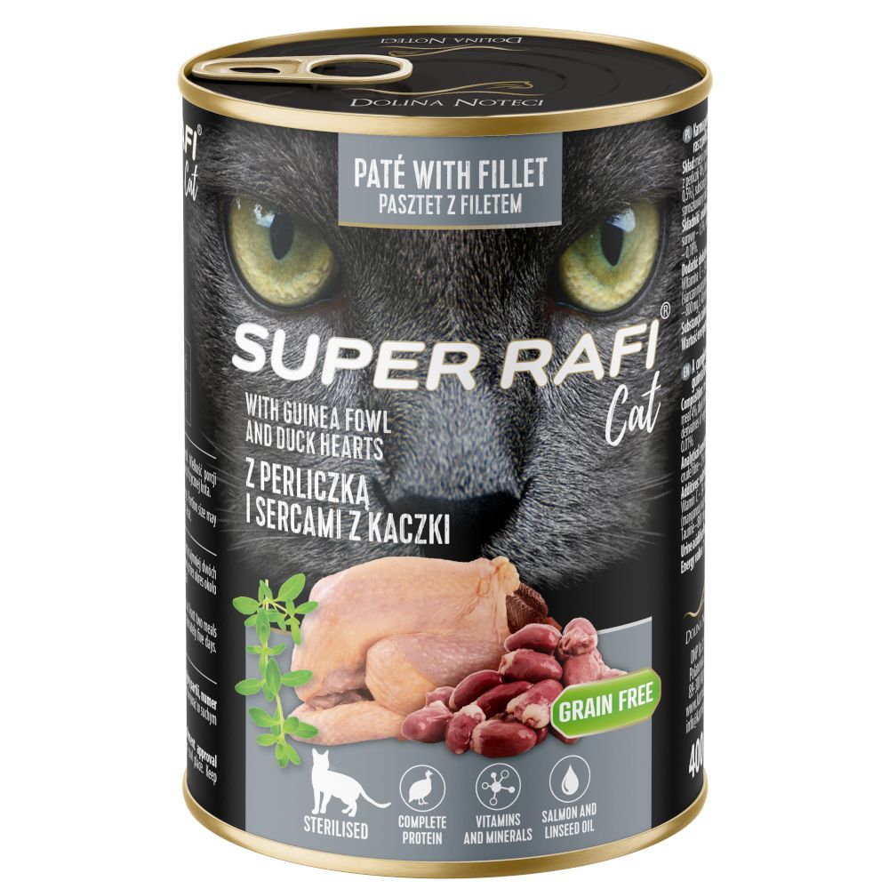 Super Rafi Sterilised Cat 12 x 400g