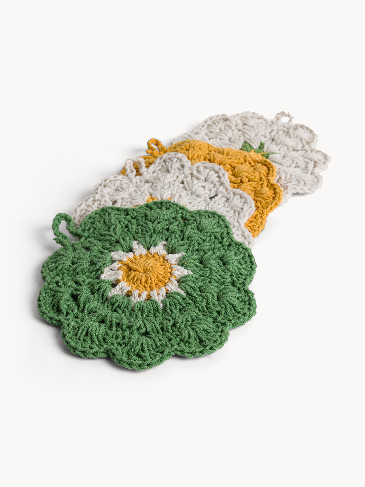 Presina crochet a forma di fiore