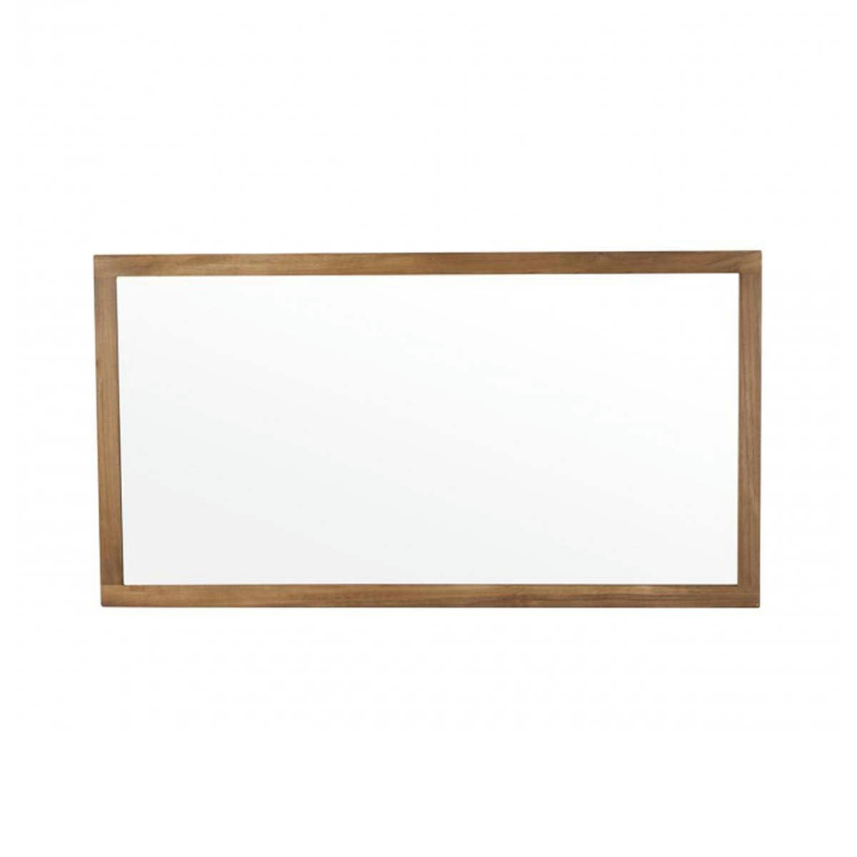 - Miroir en teck massif rectangulaire 150x80 cm