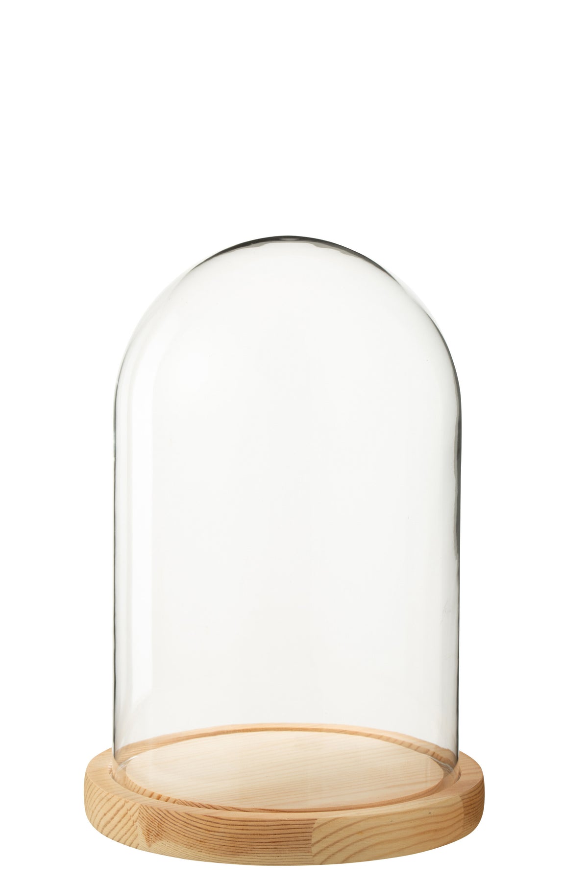 J-Line Decoratieve stolp - glas - naturel - medium