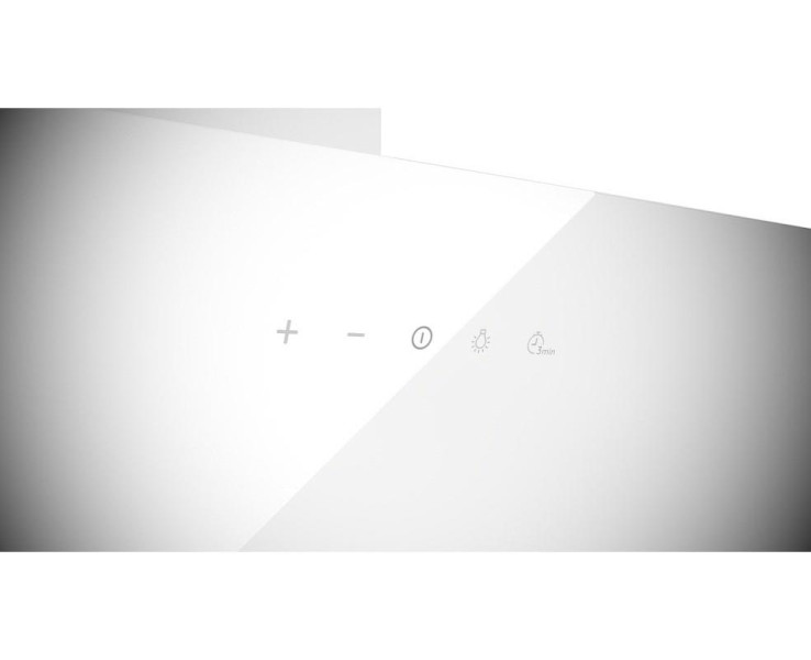 Okap przyścienny TEKA 70cm DVN 74030 WHT inox, białe szkło
