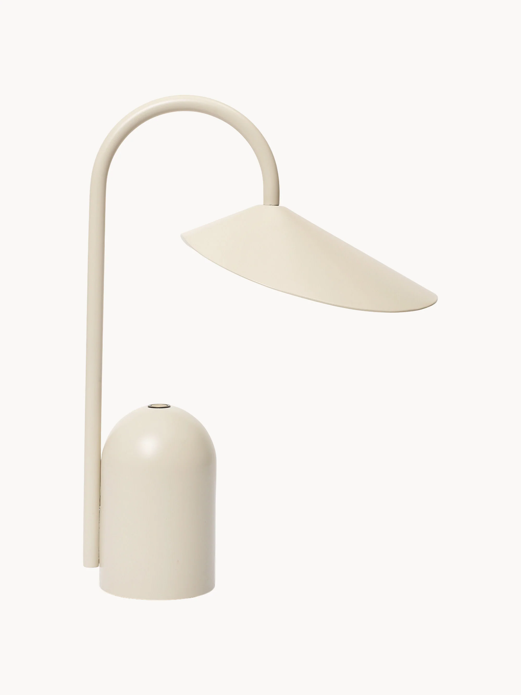 Kleine mobile LED-Tischlampe Arum, dimmbar