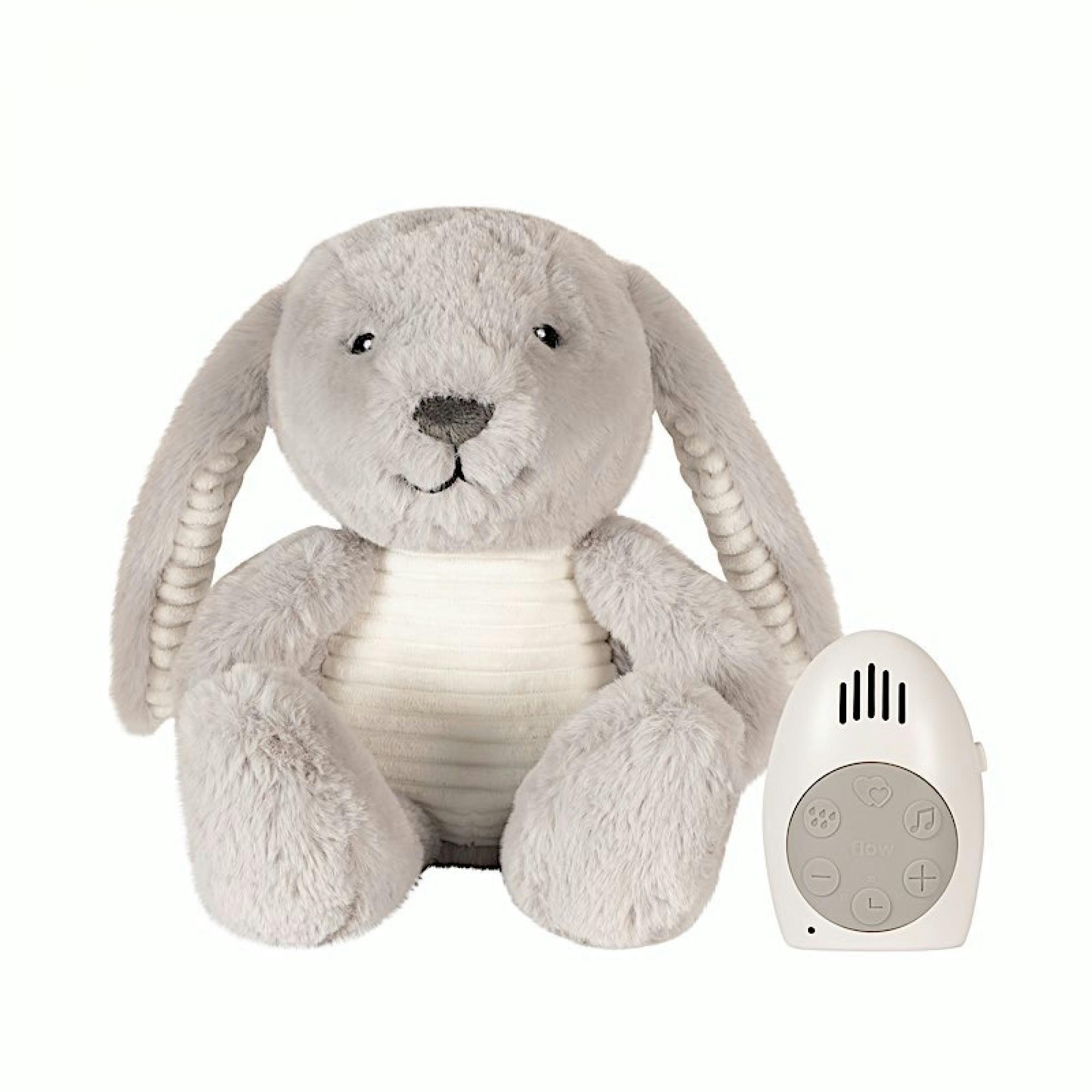 - Peluche bruit blanc Lapin Milo gris