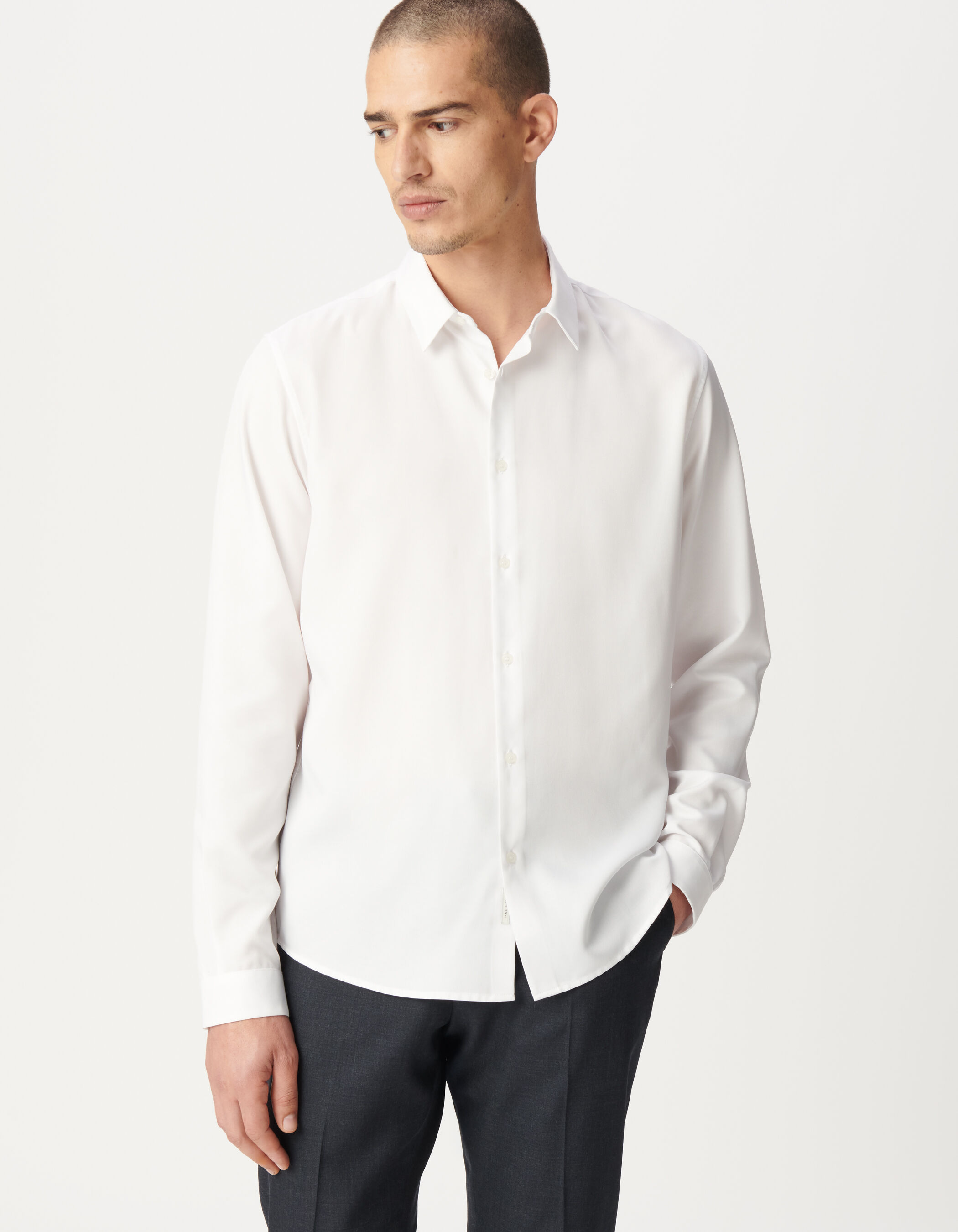 Chemise REGULAR blanche tissu 37.5° Homme