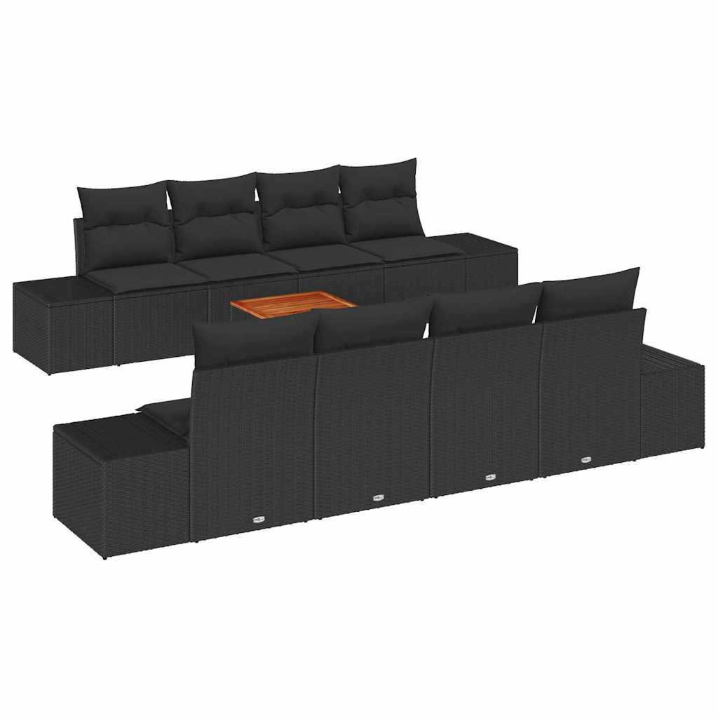 Zestaw Mebli Ogrodowych Wypoczynkowy Sofy Stolik Rattan Na Patio Na Taras