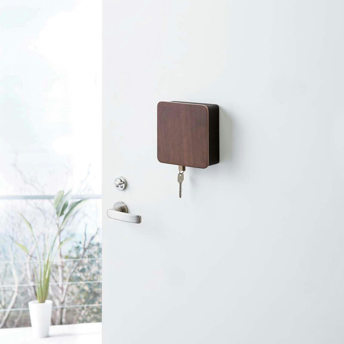 - Boîte à clés magnétique rin key box noir et marron