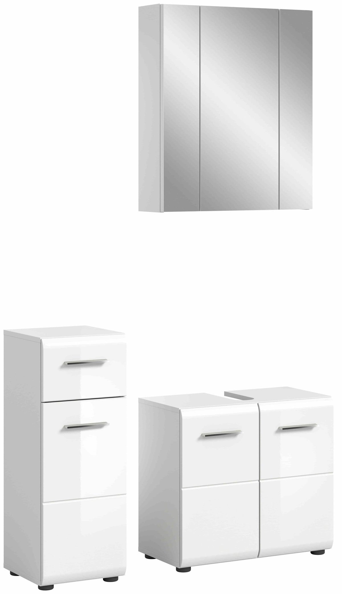 Furnilux Badkamercombinatie Ice 3-delig - 105cm x 185cm x 32cm