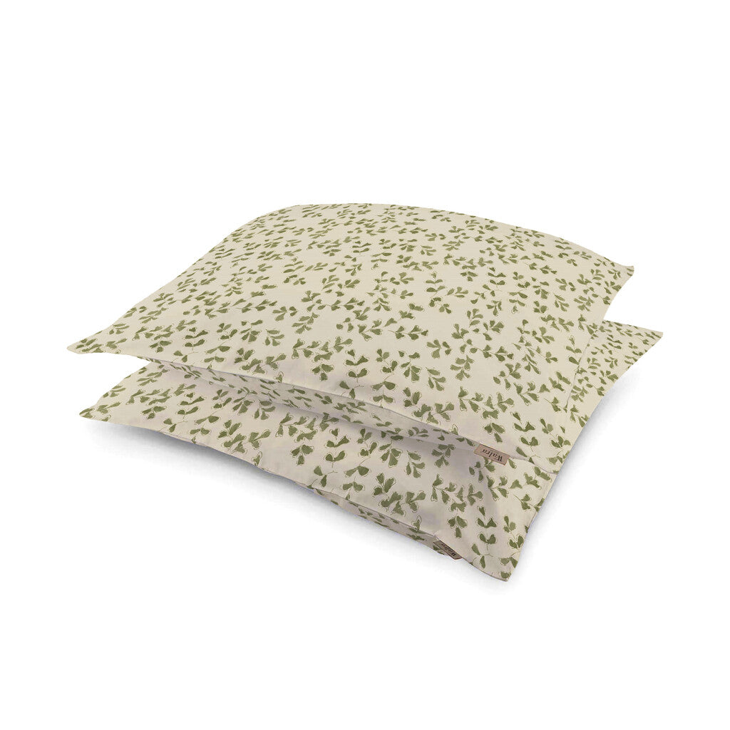 Walra - Kussensloop Dancing Twigs - 2x 60x70 cm - Groen