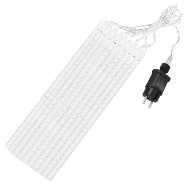 Lampki choinkowe 480 Led sople, meteory zew. niebieskie