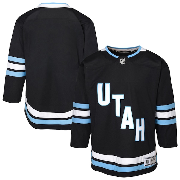 Utah Mammoth Youth Home Premier Jersey - Black