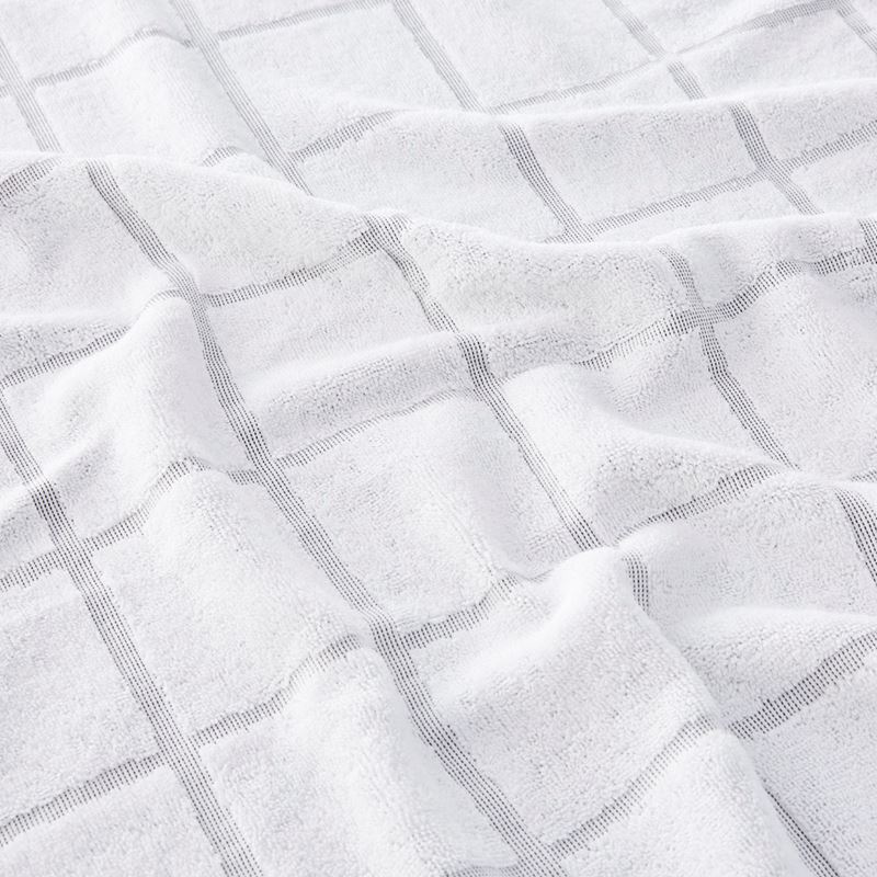 Nelson Check Towel White Towel Range