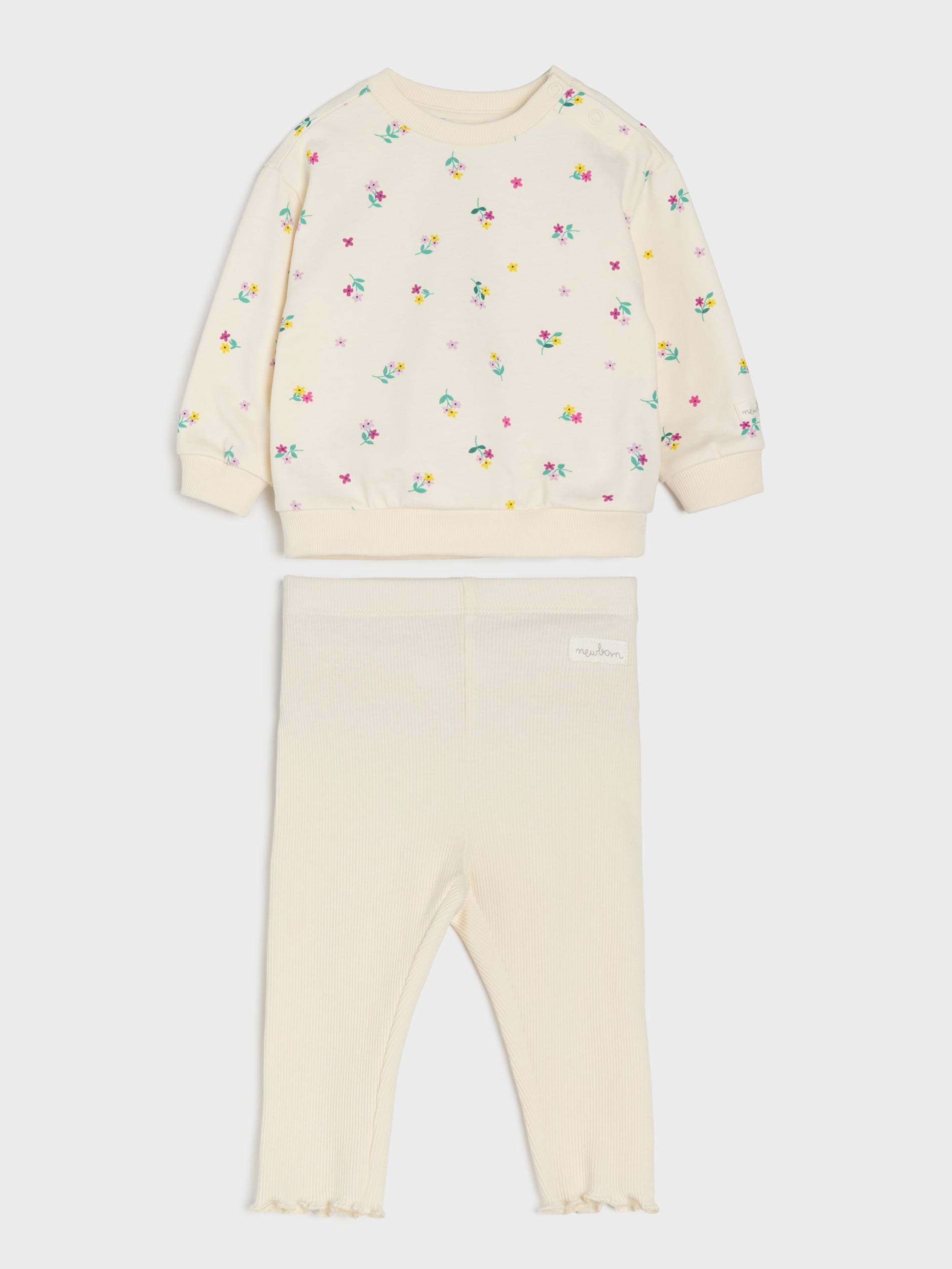 Bawełniany komplet: bluza i legginsy