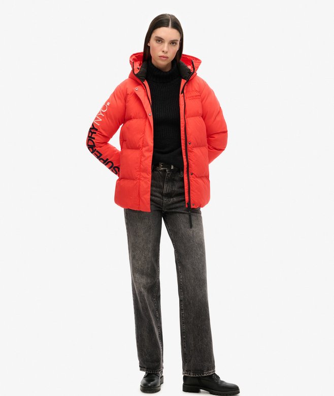Hooded City Padded Wind Parka Jacket