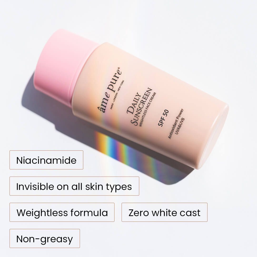 âme pure DAILY SUNSCREEN | SPF 50 - Anti-Aging Full Protection Face Cream