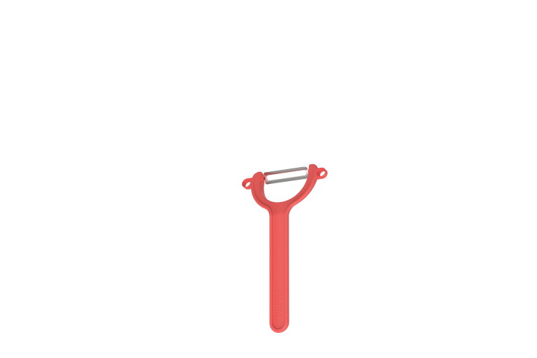 Chef It rvs dunschiller 17 cm - coral