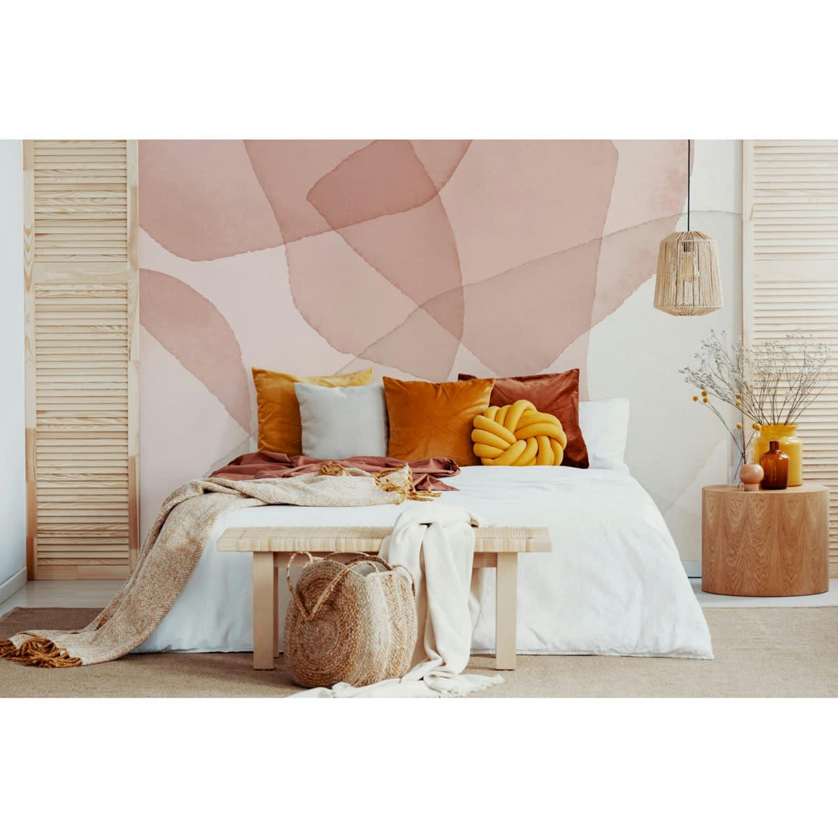 BOHEM - Papier peint panoramique motif imprimé Multicolore 384x270cm