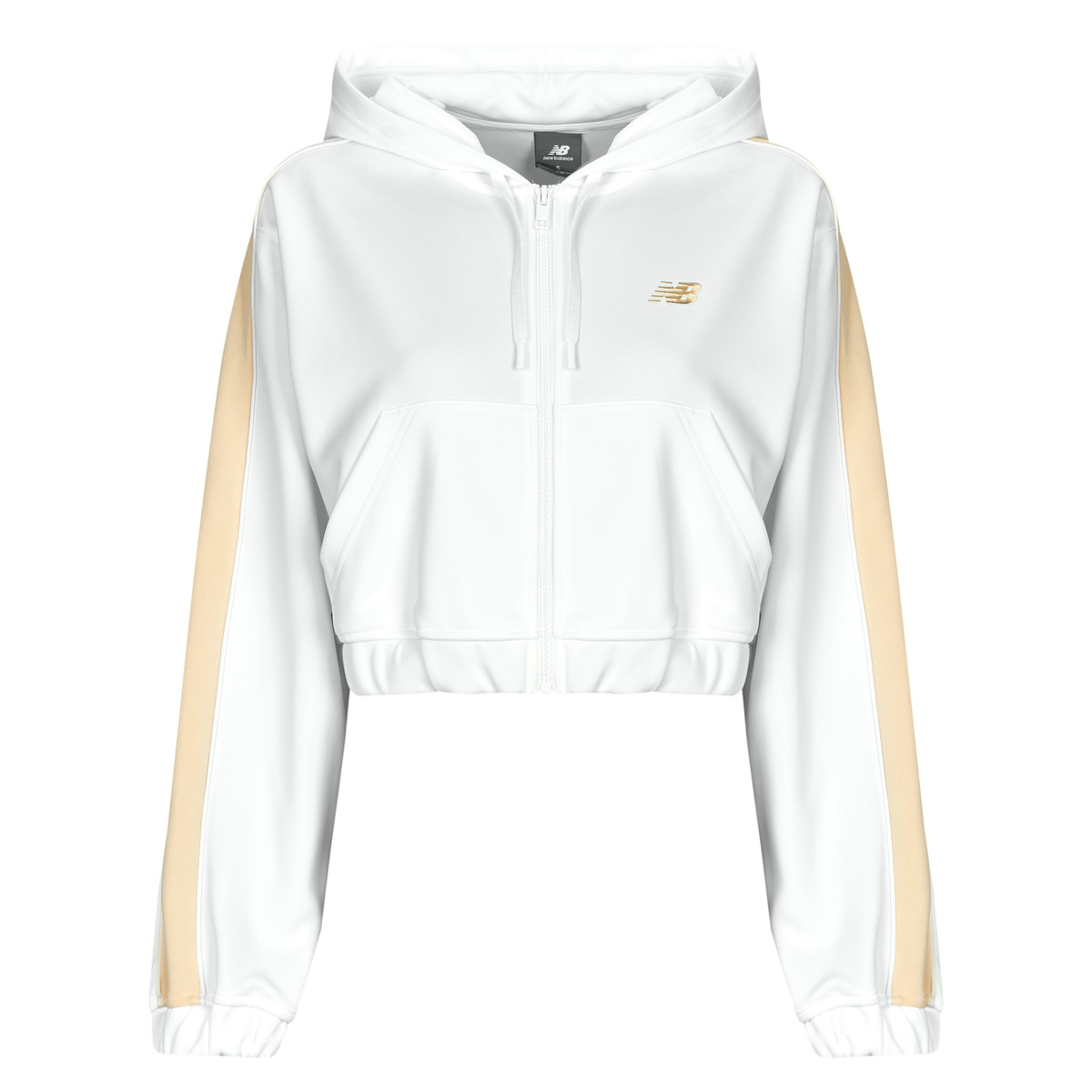 New Balance - INTERLOCK FULL ZIP - Beige