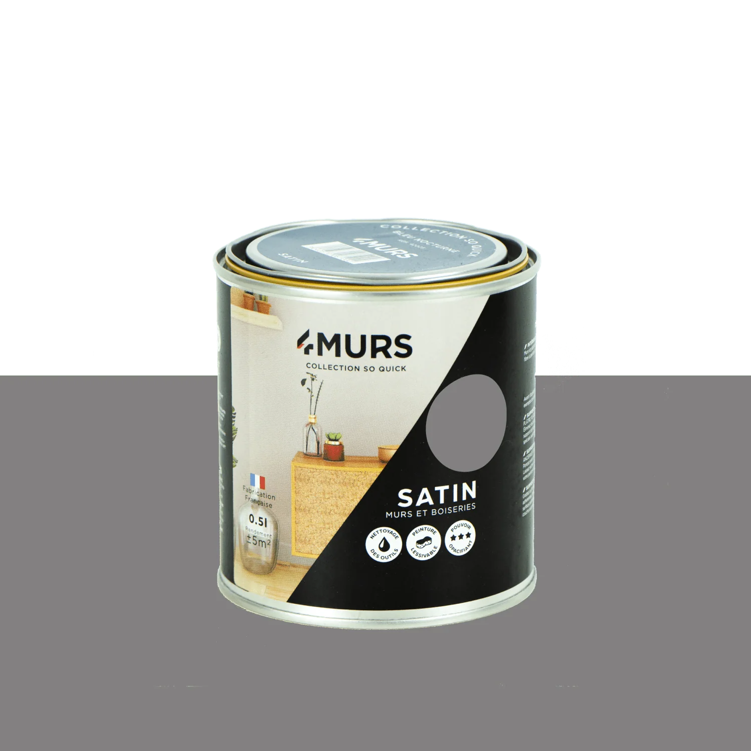 So Quick Peinture Peinture tempête Satiné 0,5 L