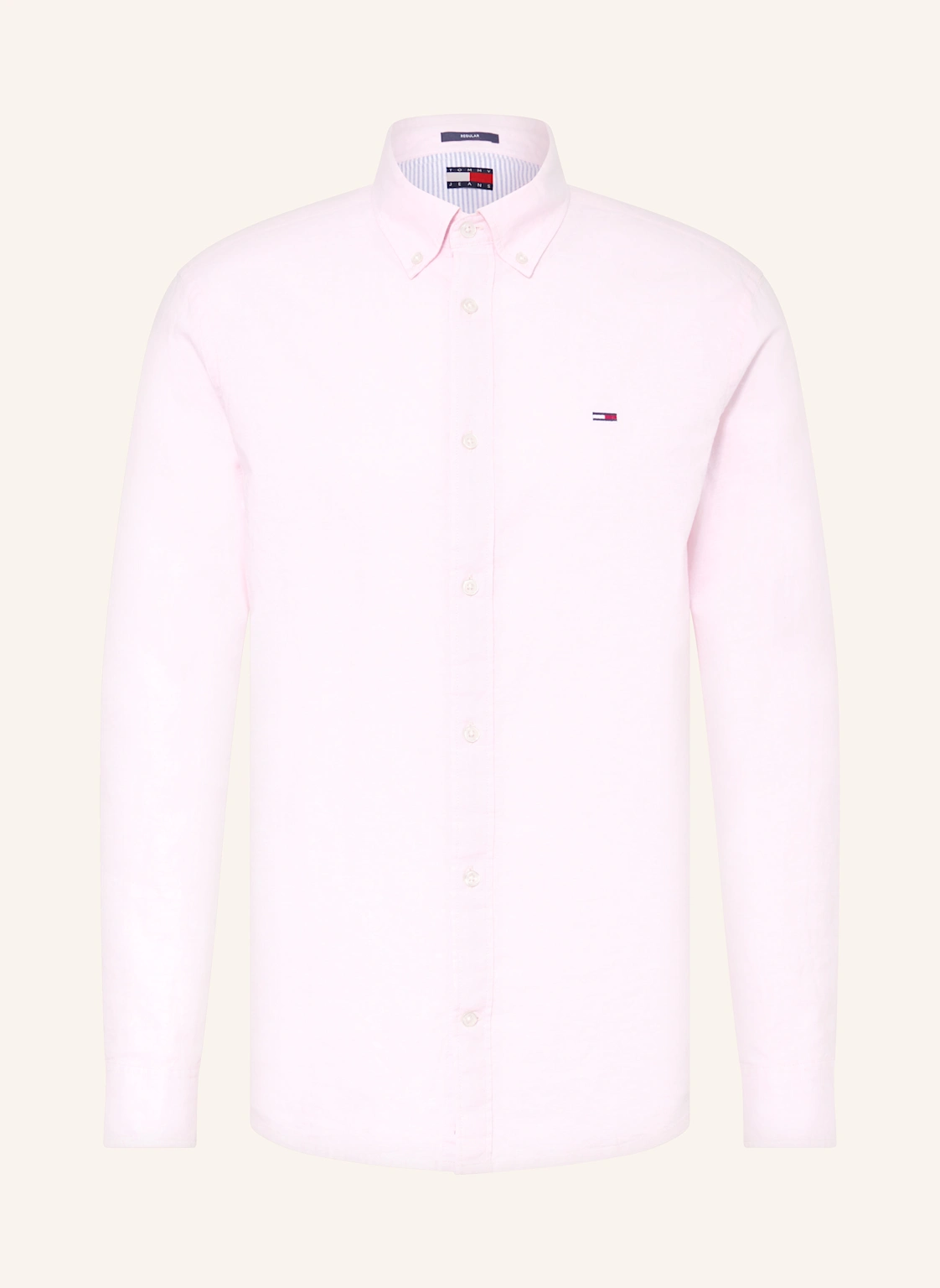 TOMMY JEANS Hemd Regular Fit mit Leinen